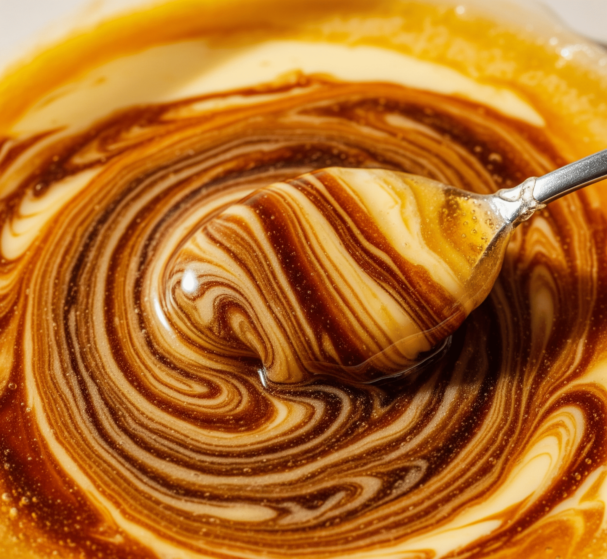 melted butter or margarine mixed with honey and molasses