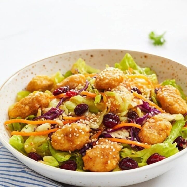 Asian Chicken Cranberry salad recipe