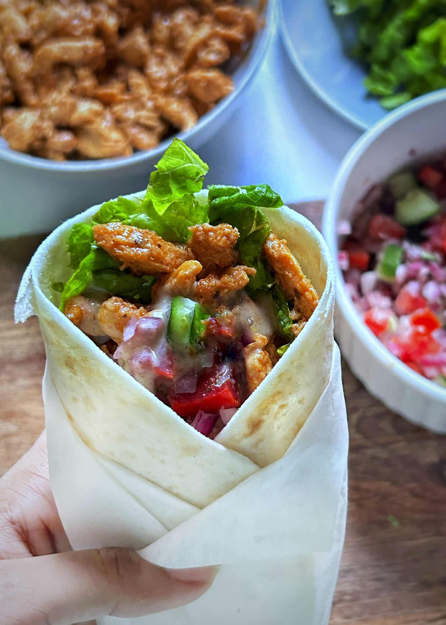 Cajun Chicken Wrap Cajun Chicken Wrap