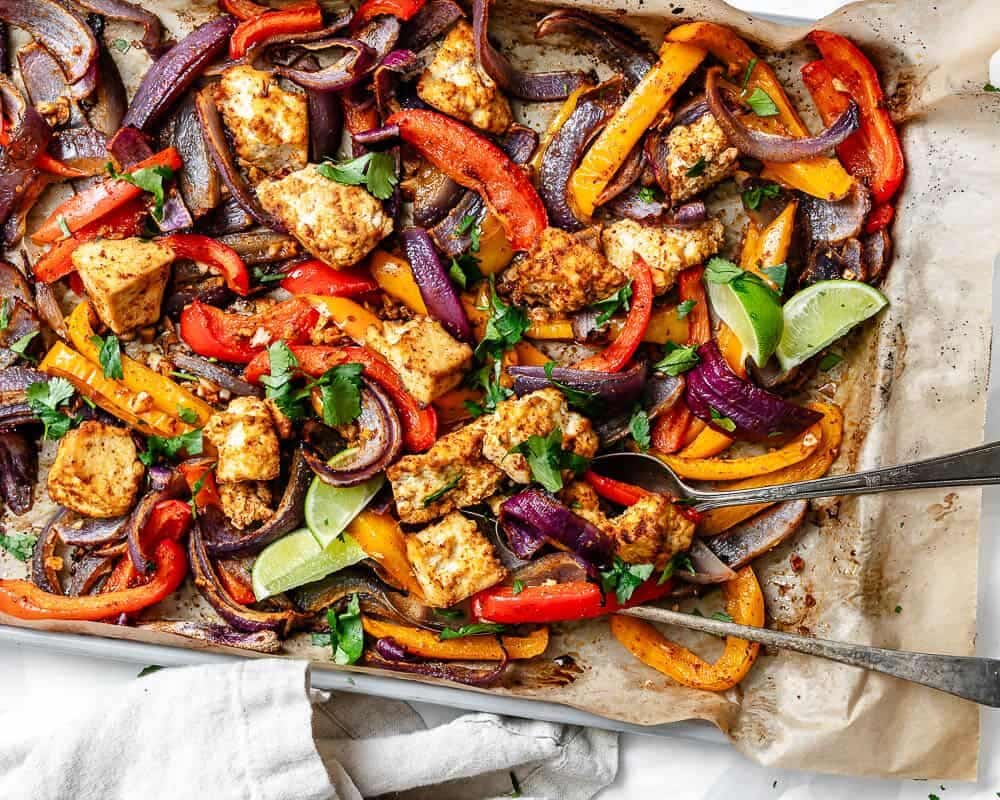 Sheet Pan Veggie Fajitas Sheet Pan Veggie Fajitas