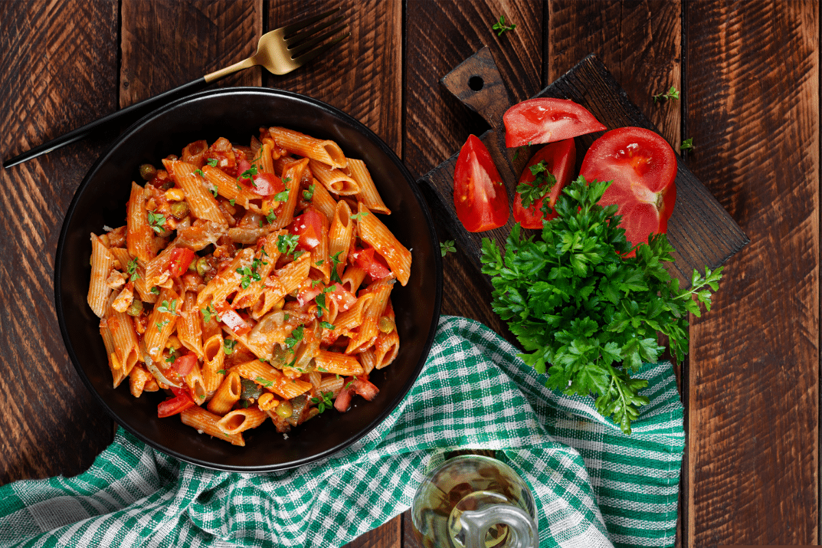 Penne Arrabbiata Penne Arrabbiata
