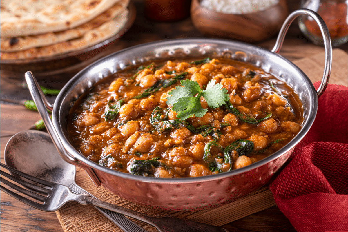 Chickpea and Spinach Curry Chickpea and Spinach Curry