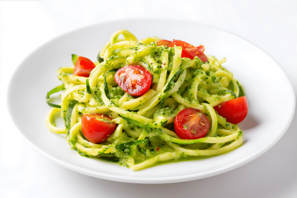 Pesto Zucchini Noodles Pesto Zucchini Noodles
