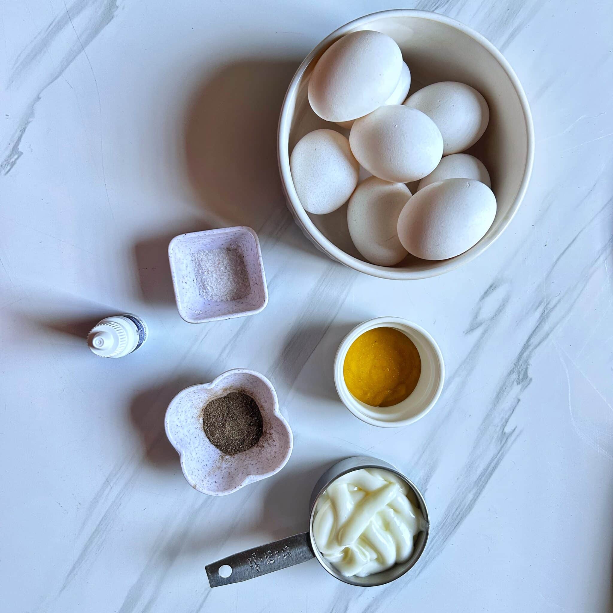 Halloween Deviled Eggs Ingredients Halloween Deviled Eggs Ingredients