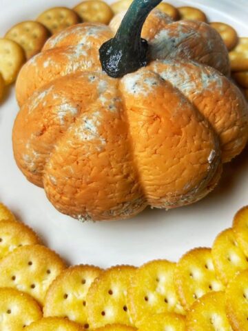 Pumpkin Shaped Cheeseball