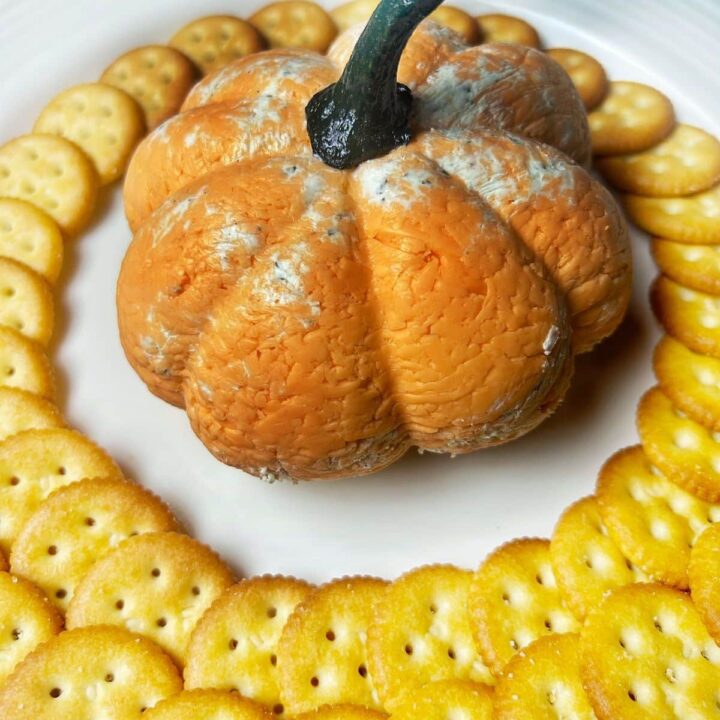 Pumpkin Shaped Cheeseball