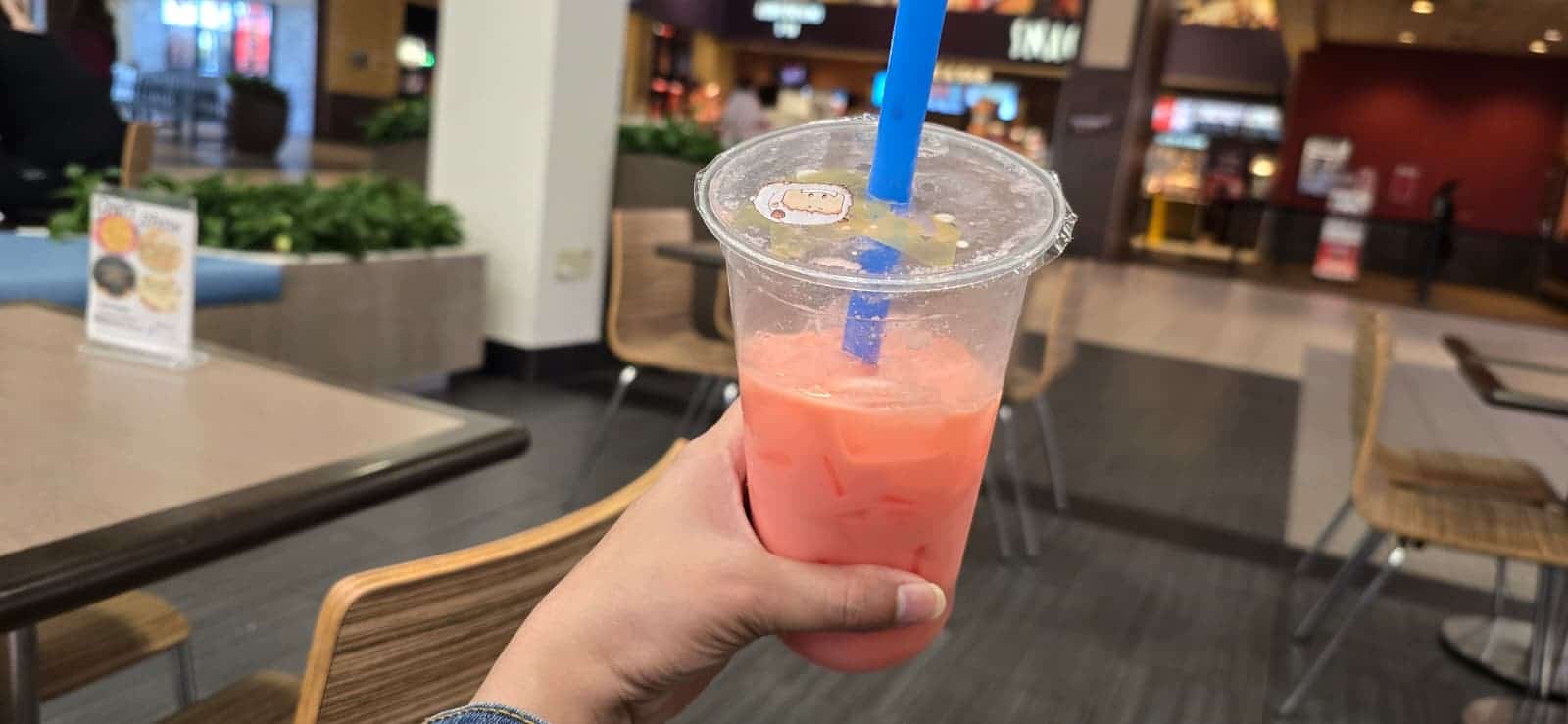 Watermelon Boba Tea Watermelon Boba Tea