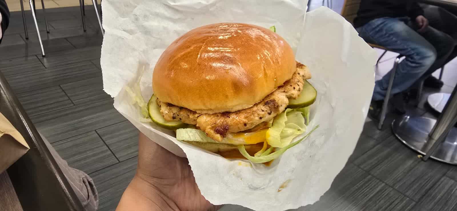 Dynamite Sauce Chicken Burger Dynamite Sauce Chicken Burger