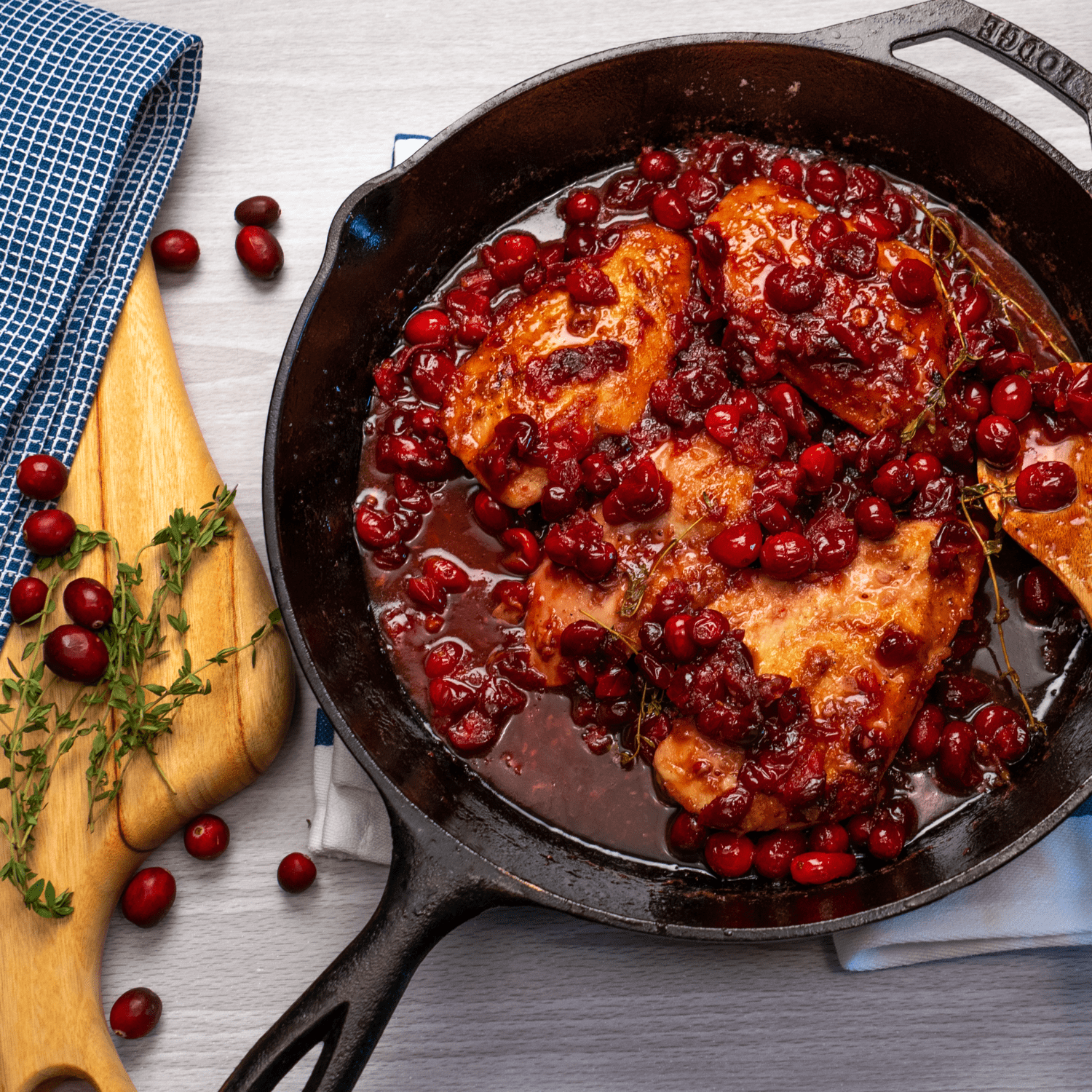 One-Pan Cranberry Chicken One-Pan Cranberry Chicken