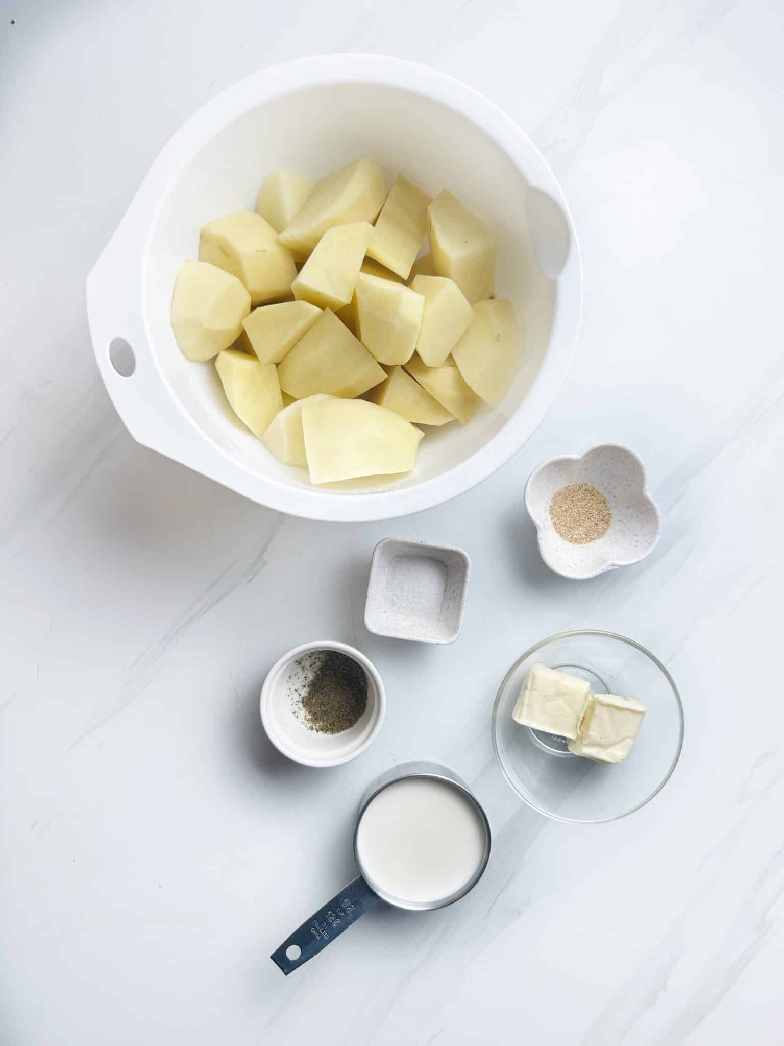 Ingredients For Mashed Potatoes Ingredients For Mashed Potatoes