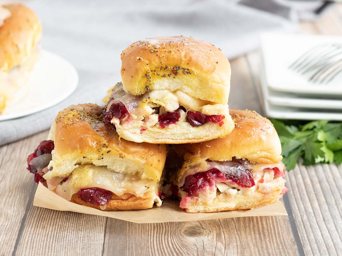Turkey Cranberry Sliders Turkey Cranberry Sliders
