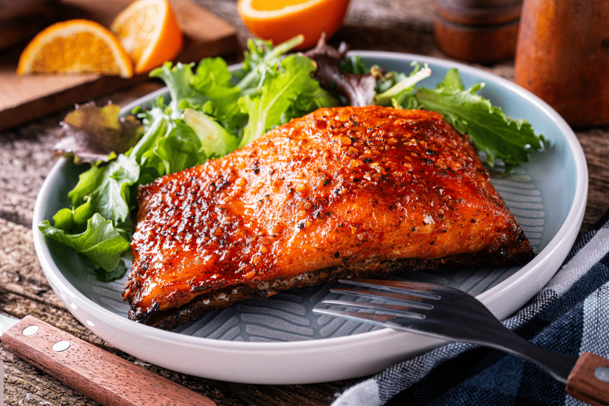 Honey Dijon Baked Salmon Honey Dijon Baked Salmon