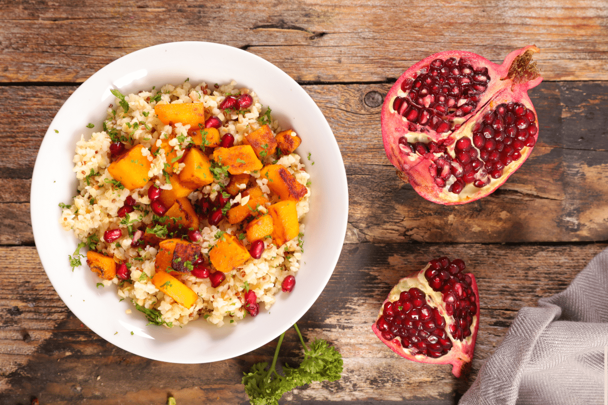 Festive Quinoa & Pomegranate Salad Festive Quinoa & Pomegranate Salad