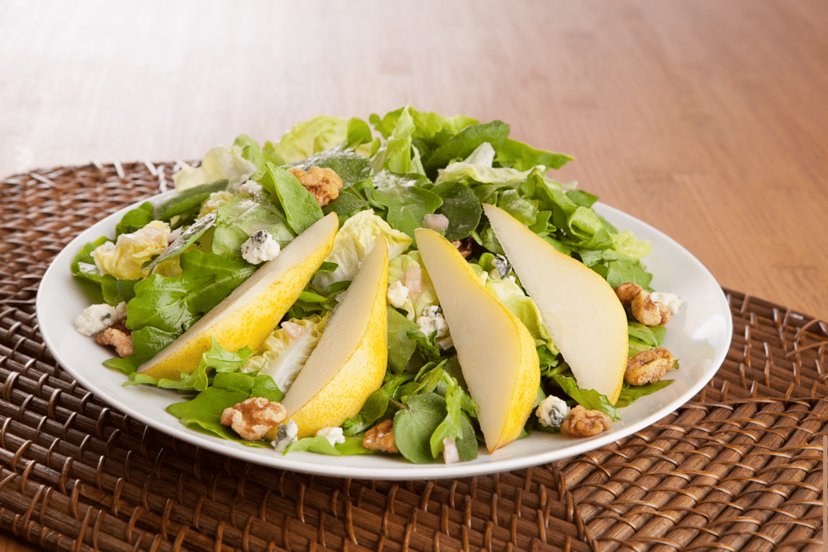 Winter Greens + Pear Salad Winter Greens + Pear Salad