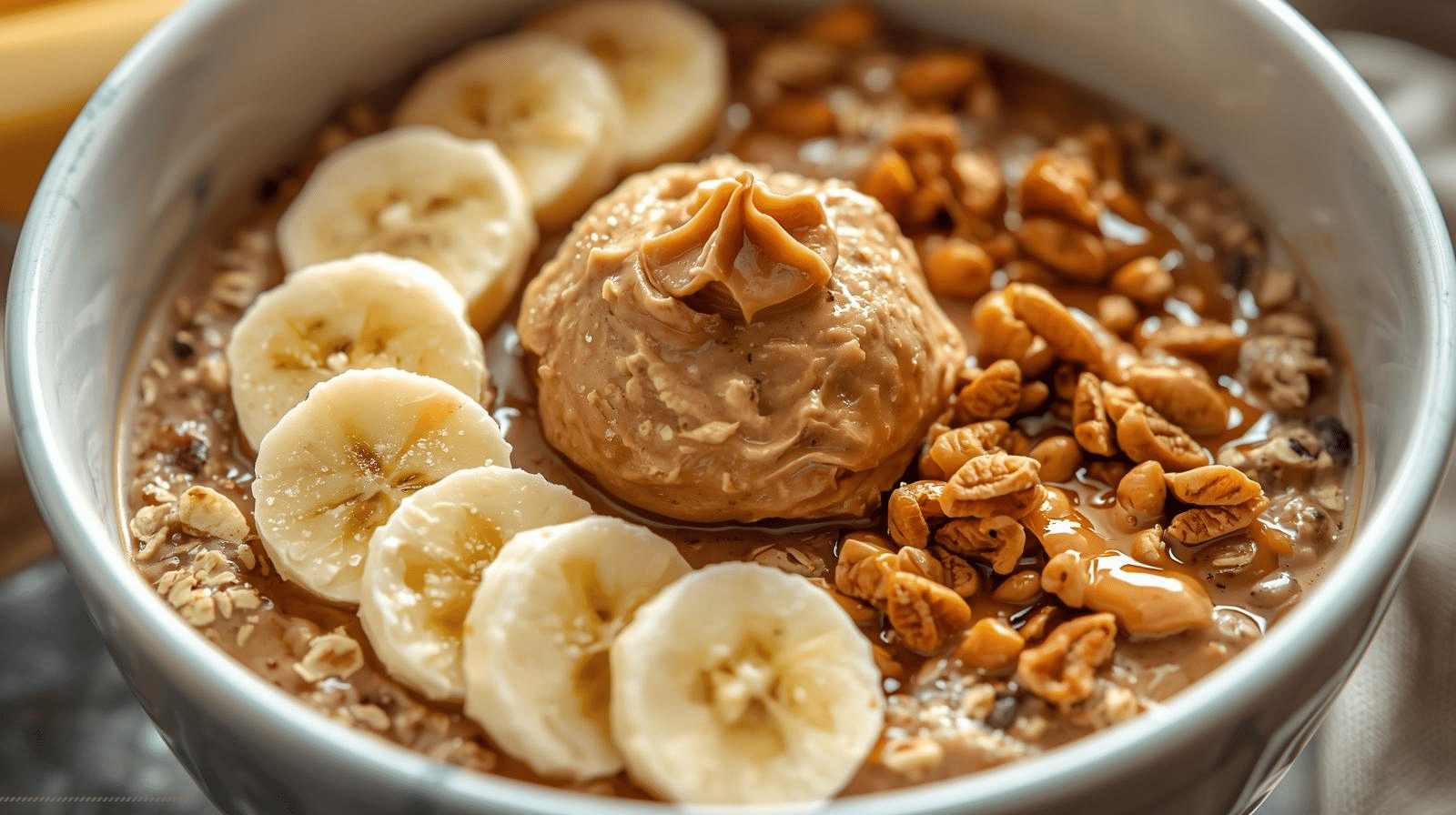 Peanut Butter Banana Protein Bowl Peanut Butter Banana Protein Bowl