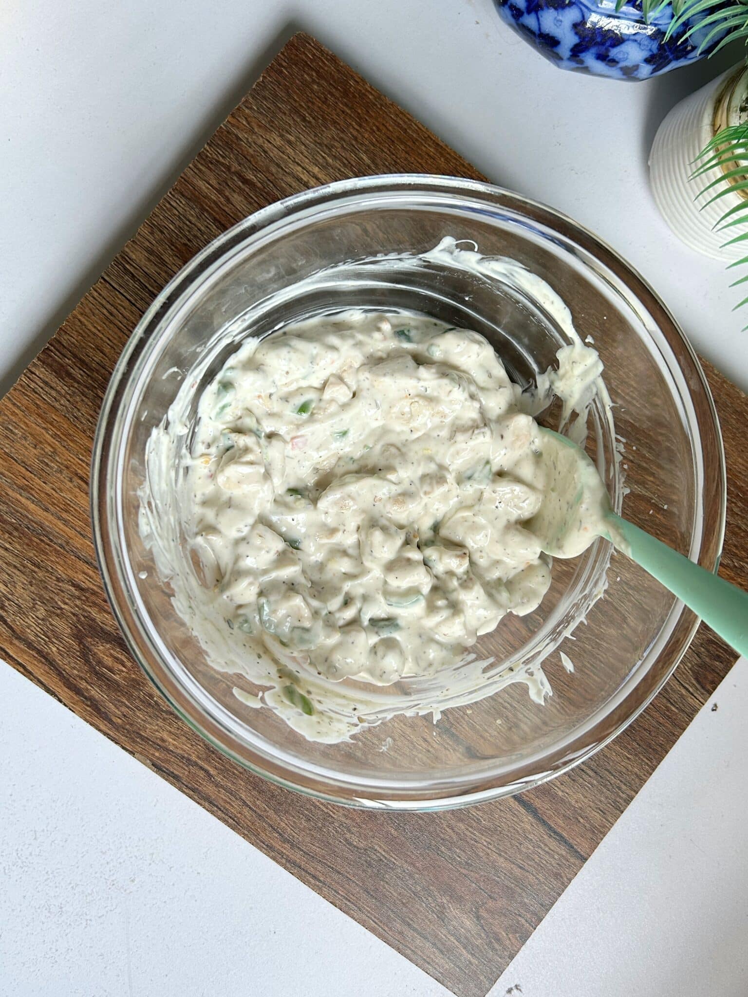 Chicken and creamy Malai Boti mixture mixed well Chicken and creamy Malai Boti mixture mixed well