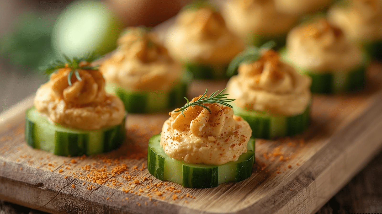 Cucumber Hummus Bites Cucumber Hummus Bites