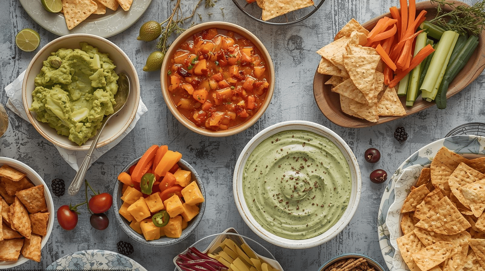 Easy Dips with Veggies or Crackers Easy Dips with Veggies or Crackers