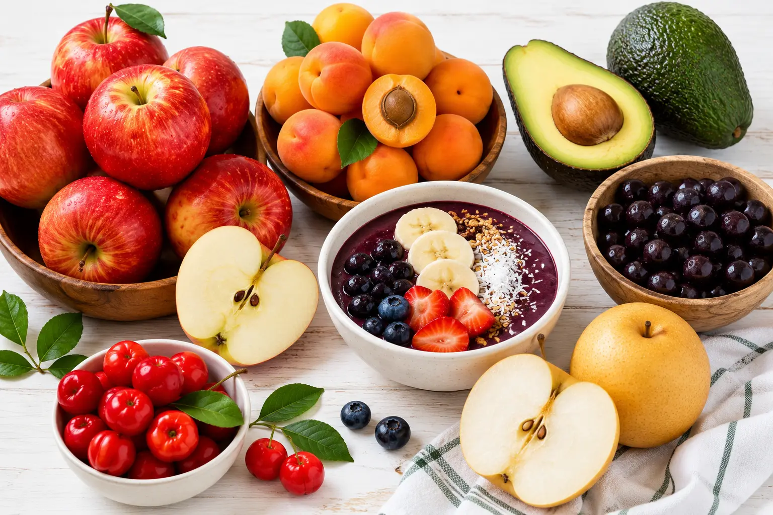 Popular fruits that start with A including apples apricots avocados and acai berries Popular fruits that start with A including apples apricots avocados and acai berries