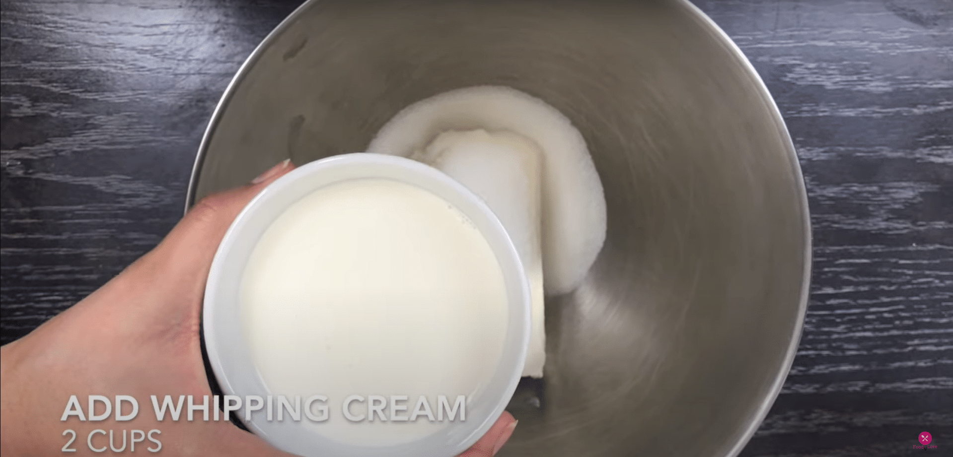 add whipping cream
