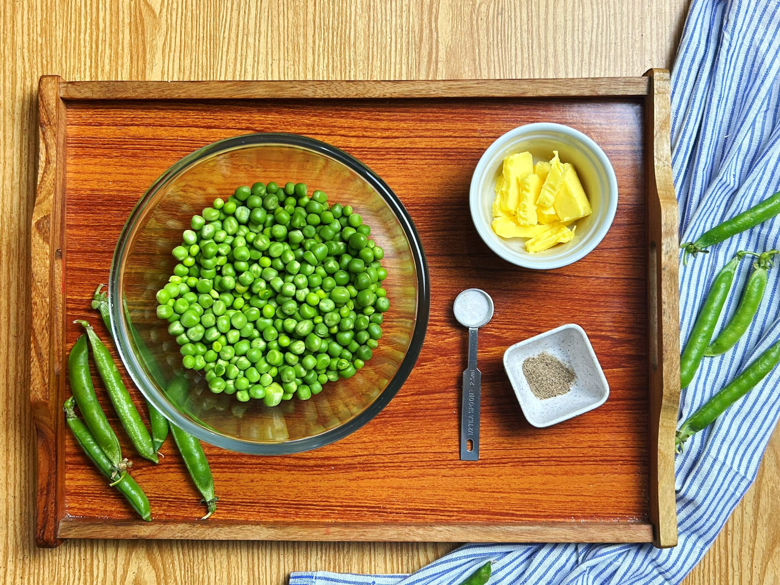 ingredients required for Buttered Peas ingredients required for Buttered Peas