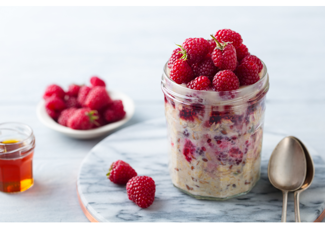 Healthy meals and snacks ideas for teens: Overnight oats smoothie