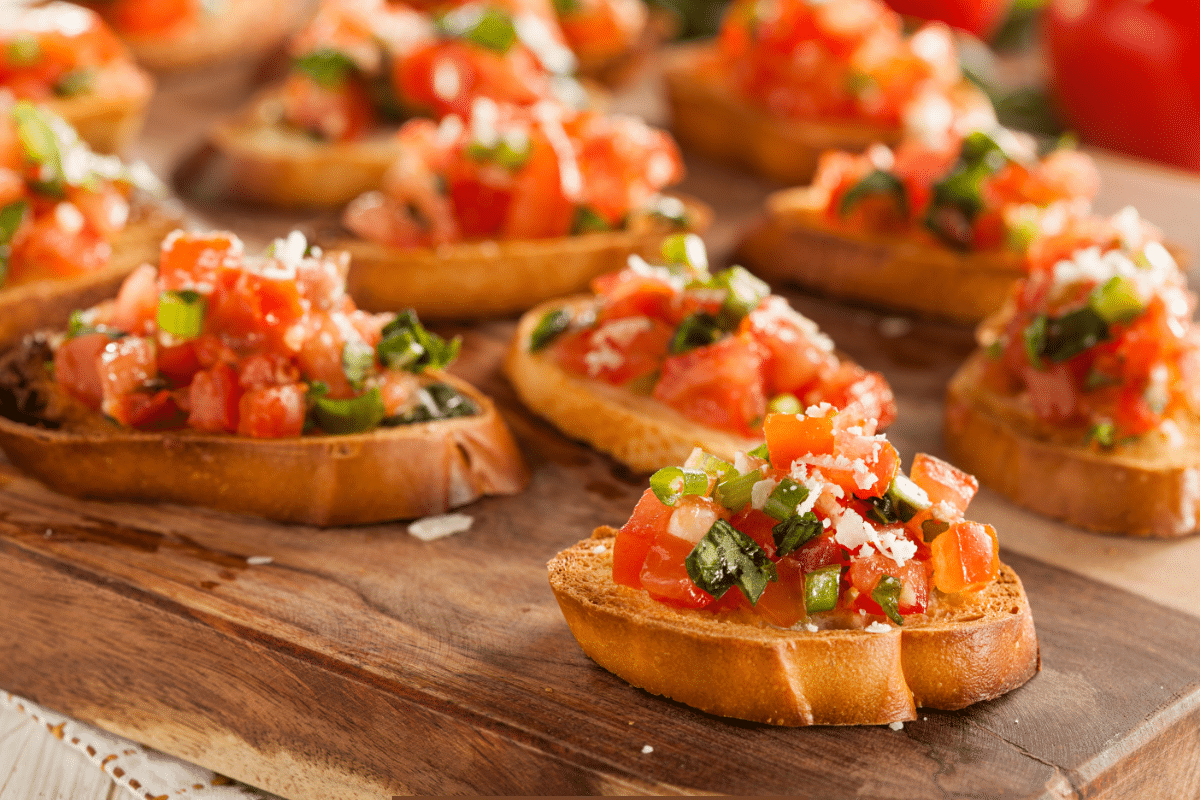 omato Basil Bruschetta