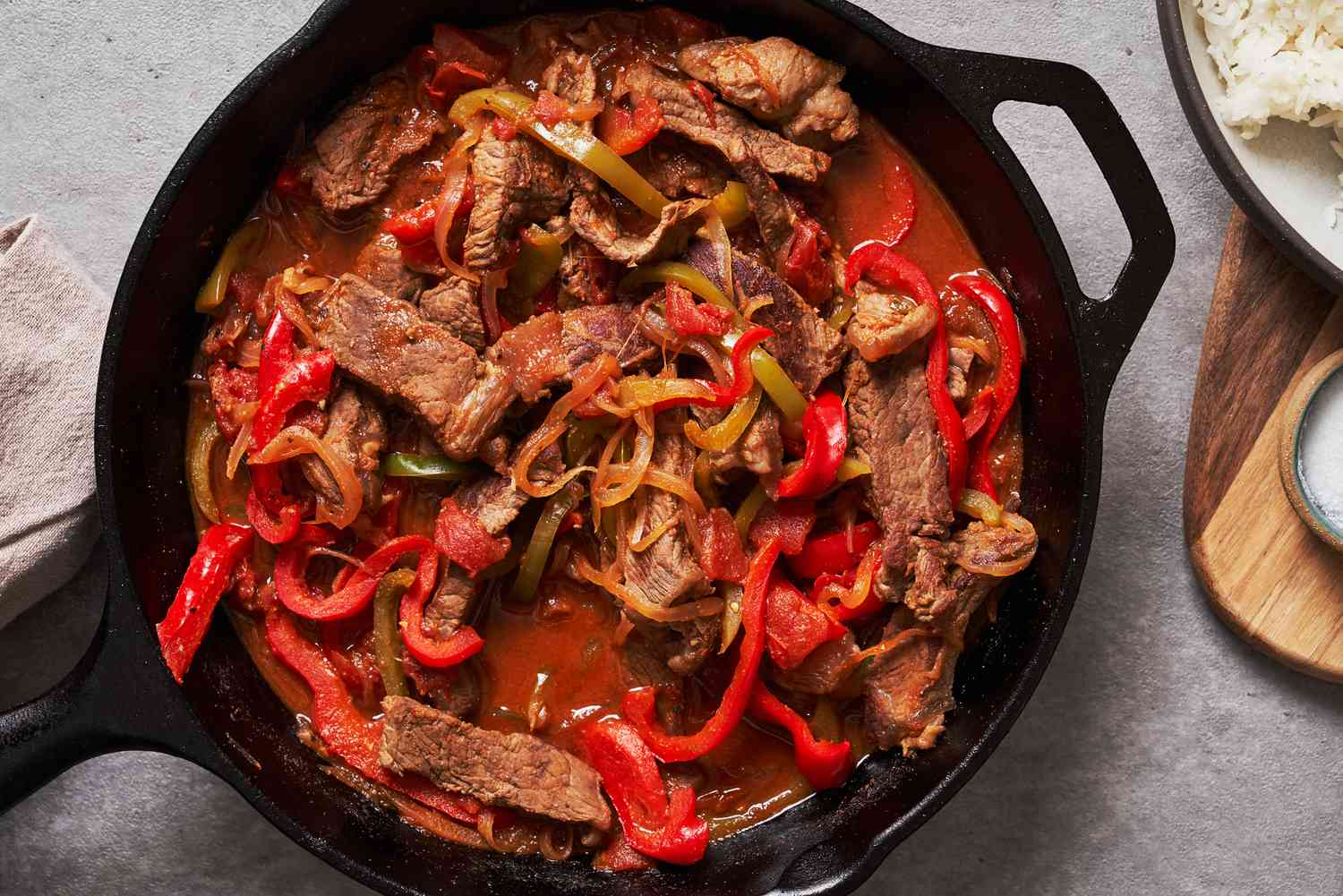 15-Minute Skillet Pepper Steak