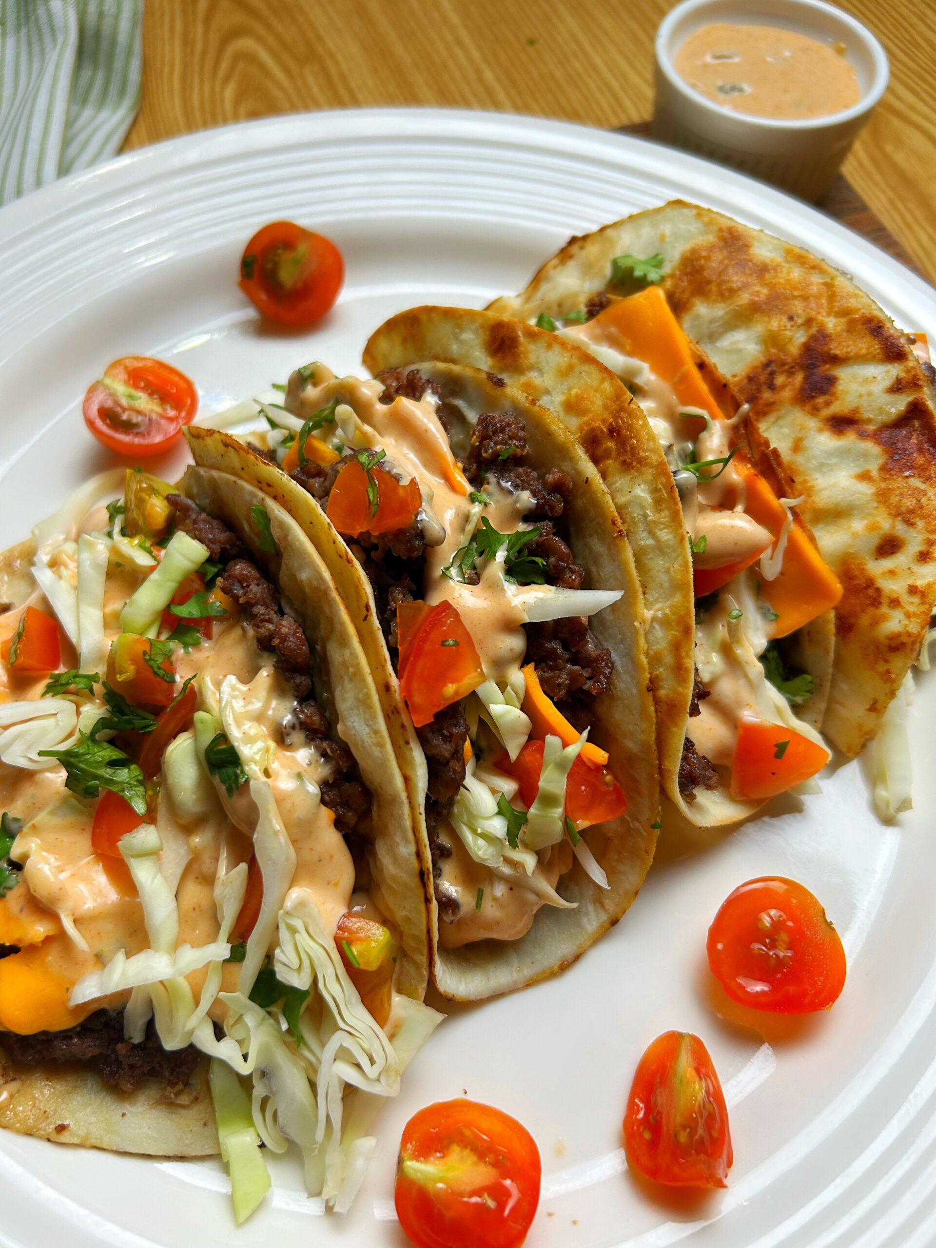 smash burger tacos ready to serve smash burger tacos ready to serve