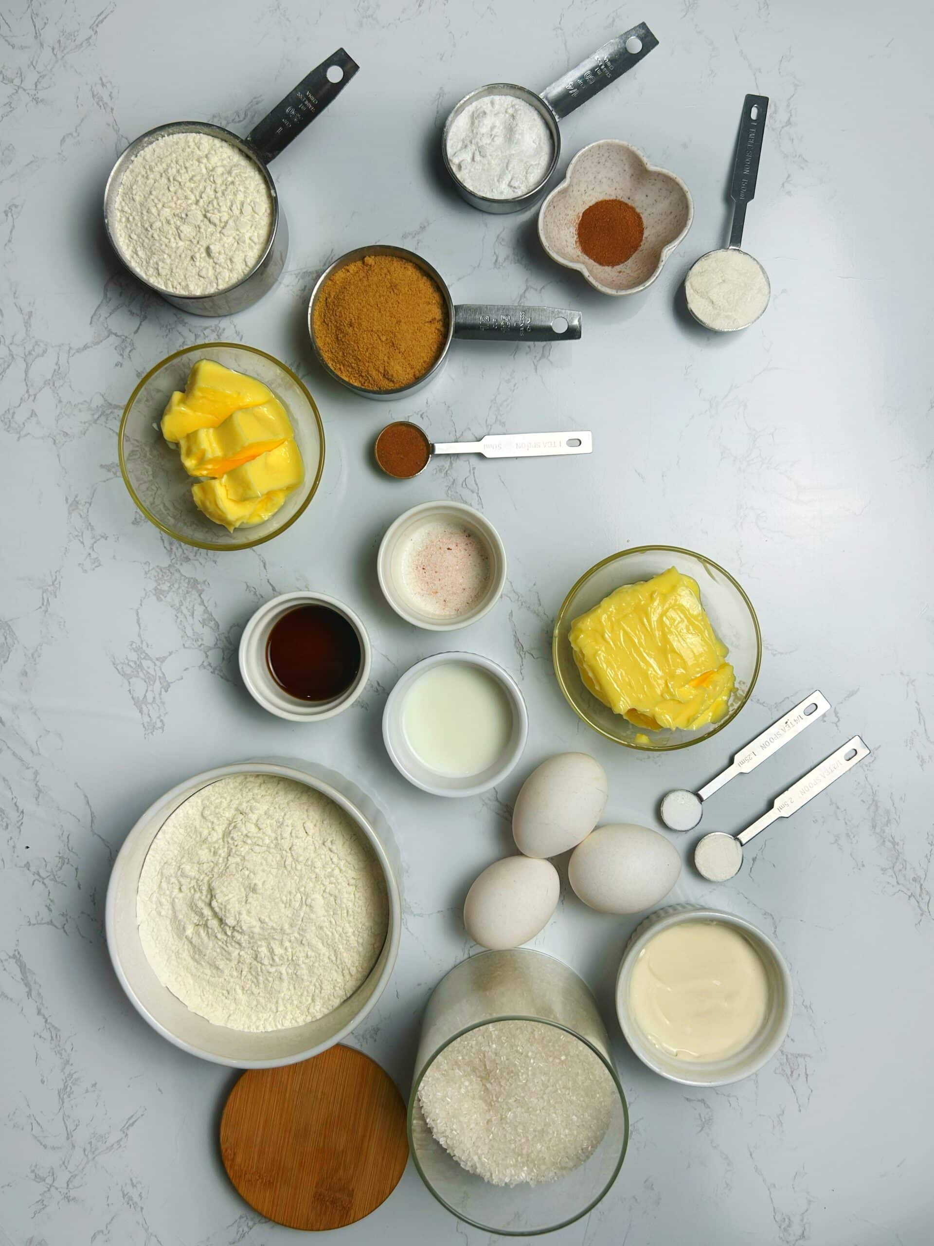 ingredients required for coffee cake