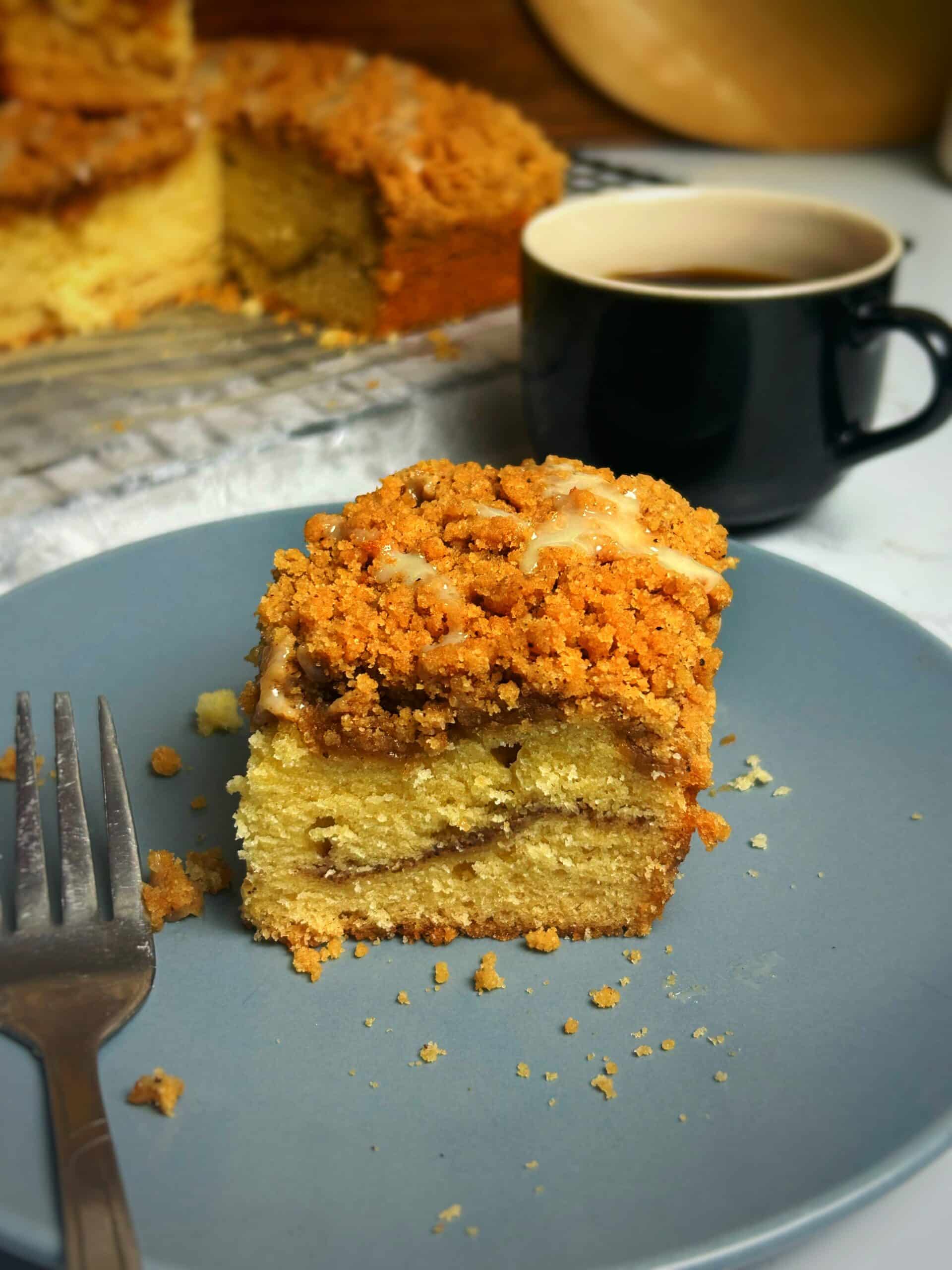 classic coffee cake shot