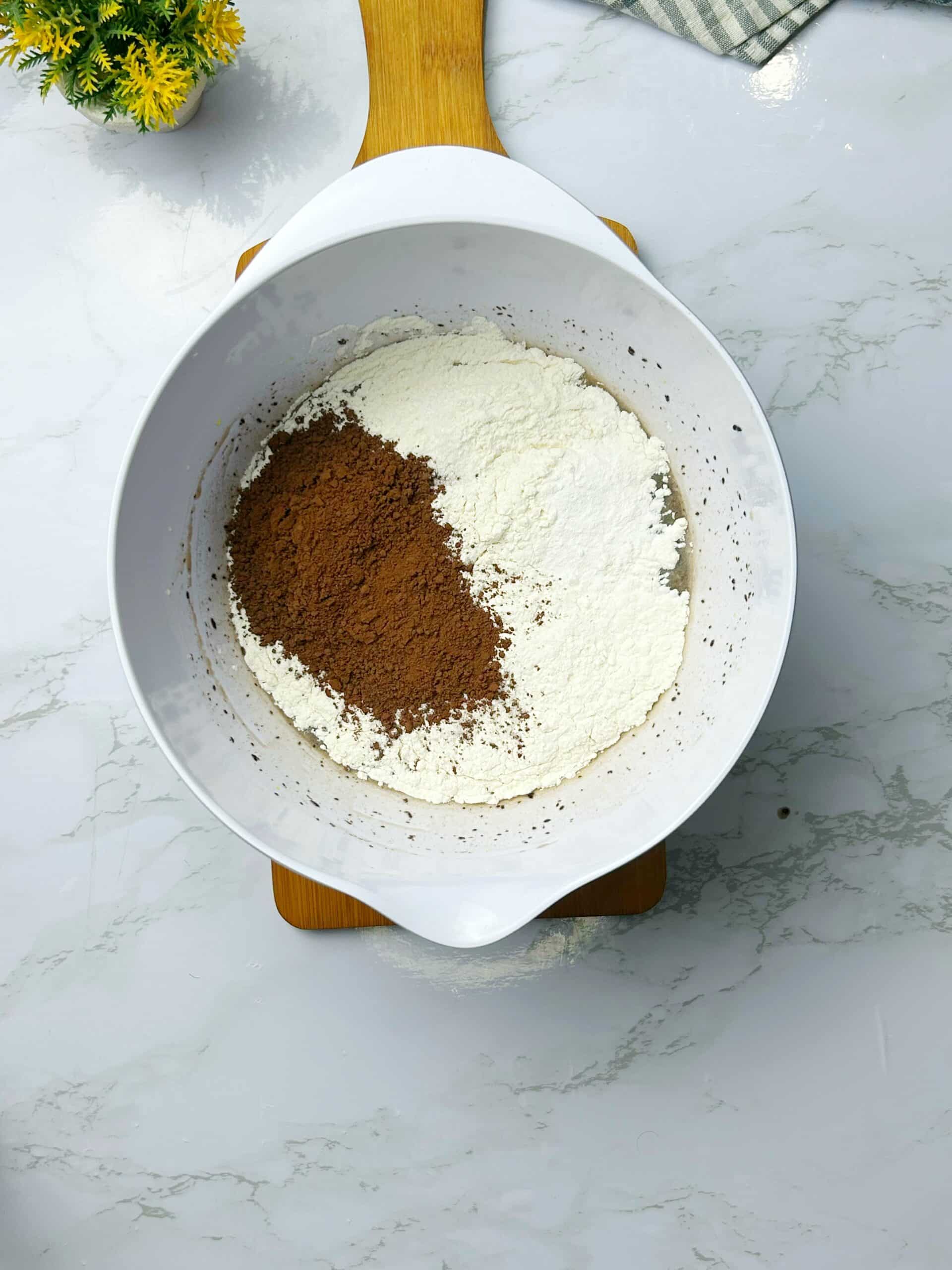 mixing dry ingredients