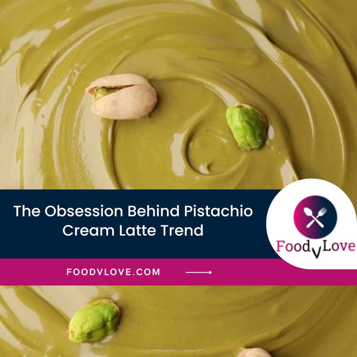 pistachio cream latte