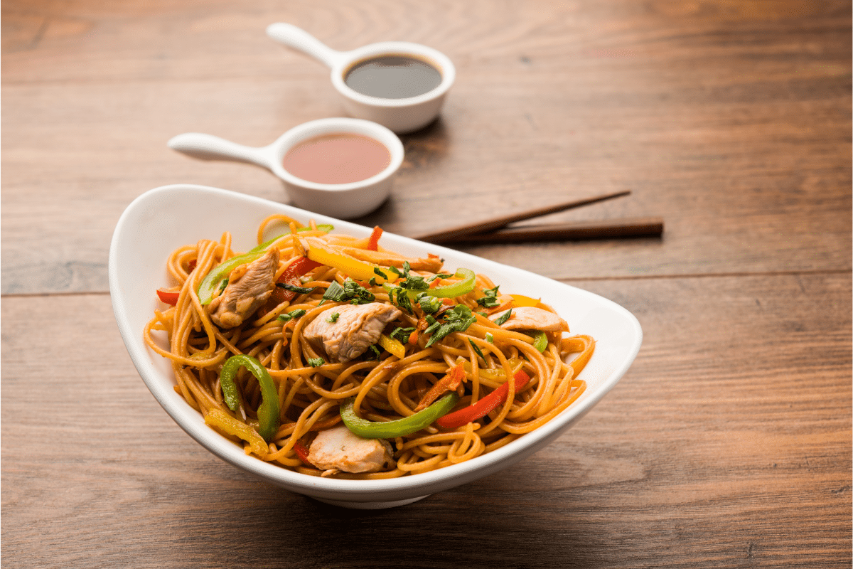 Chinese dishes: Chow Mein