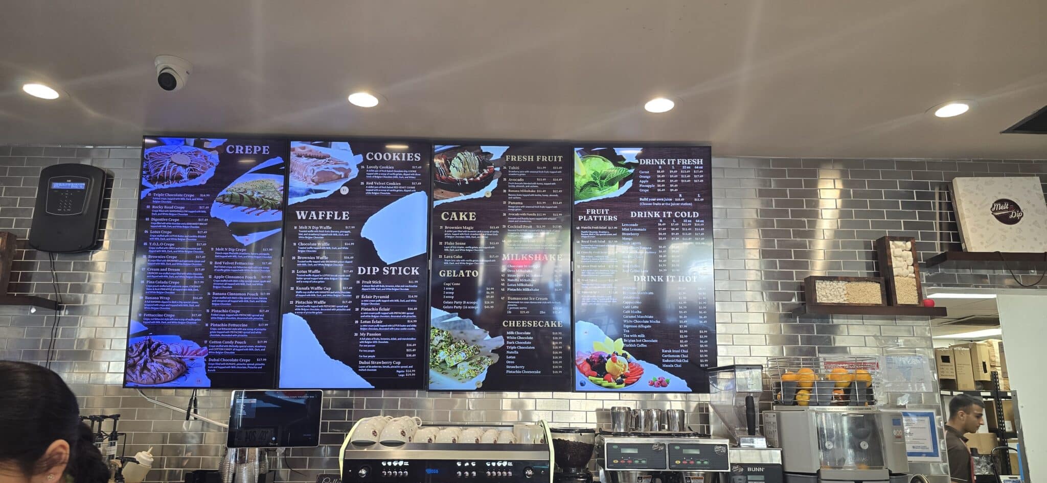 Melt N Dip Menu