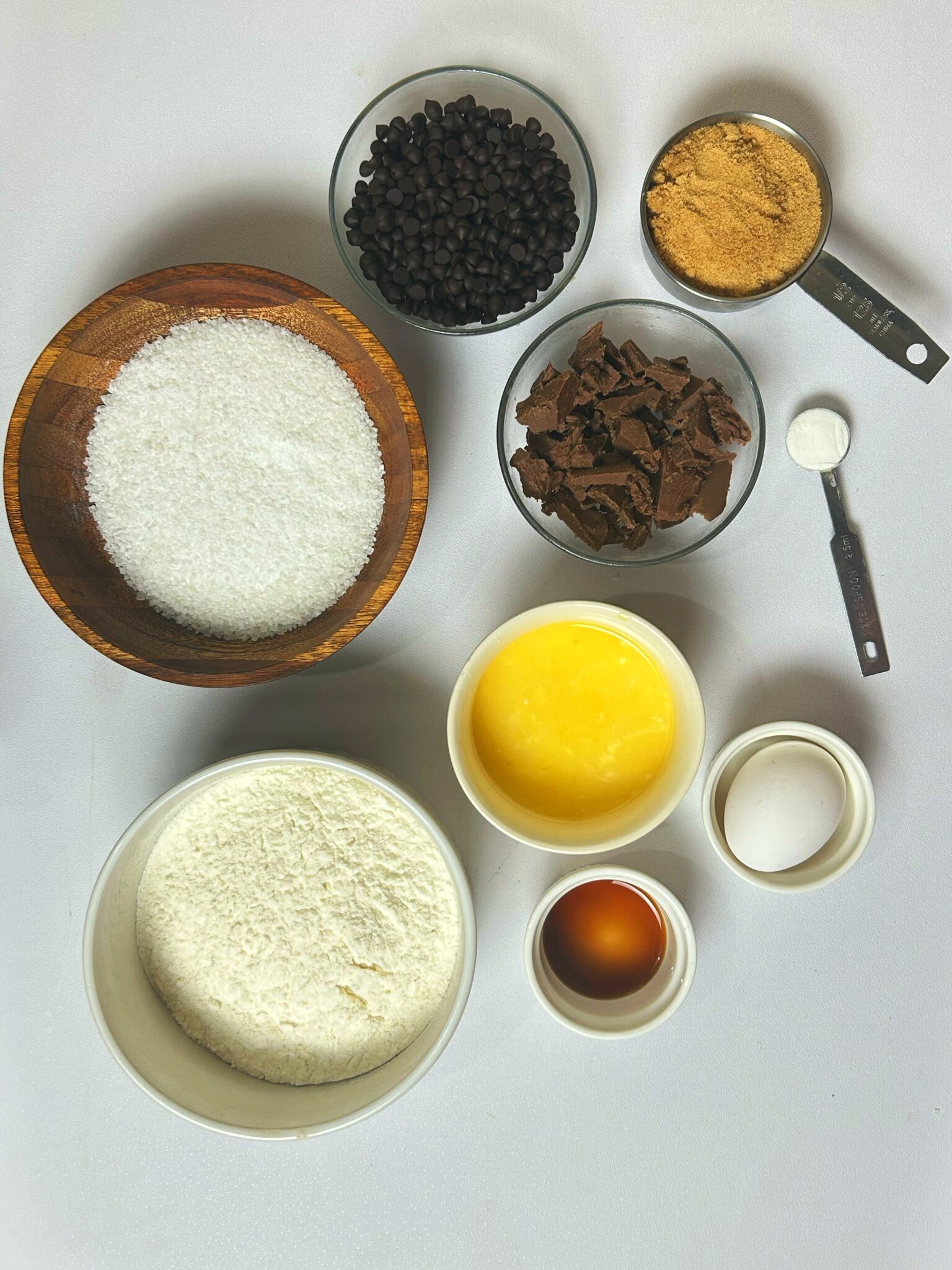 chcoolate chip cookies ingredients