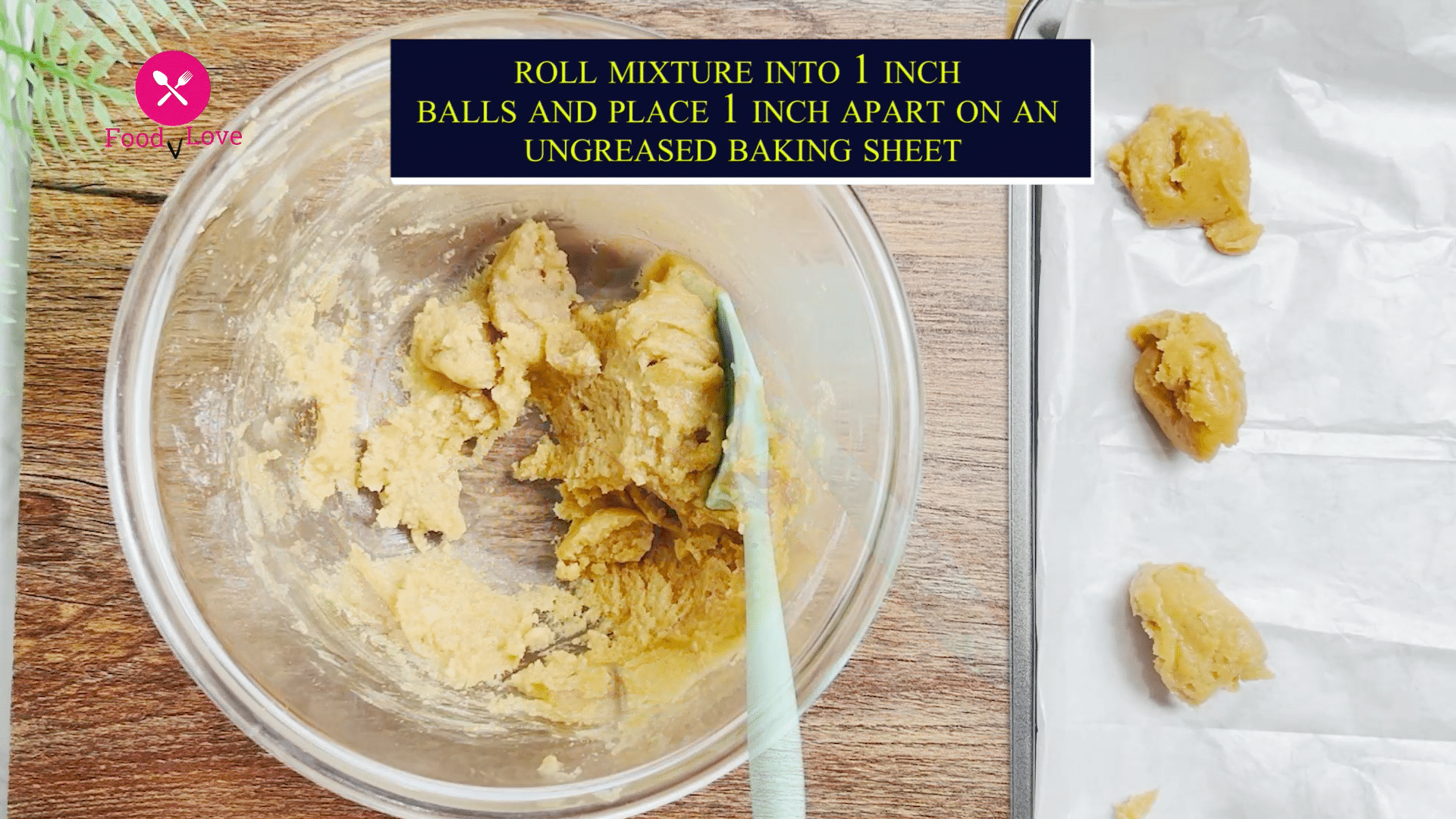 shaping the cookies