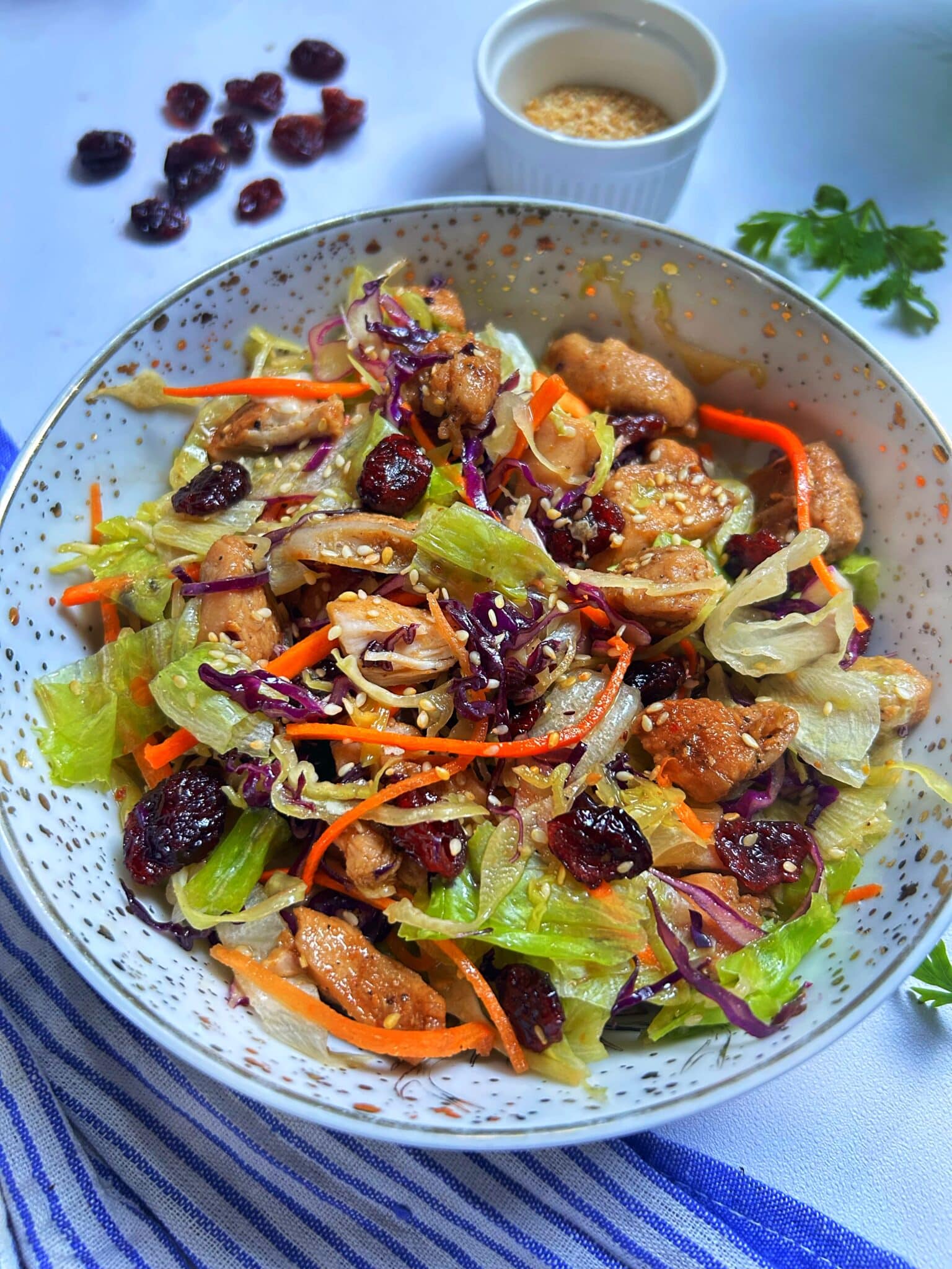 ready to serve asian cranberry chicken salad