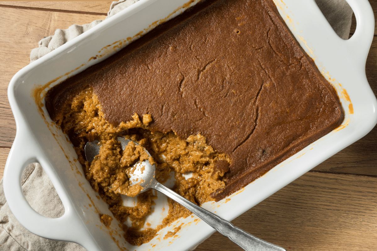 food that starts with the letter I: Indian pudding