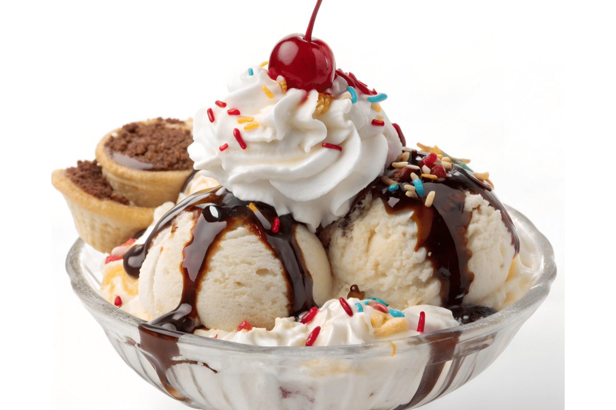 American Foods That Start With I: Ice cream Sundae