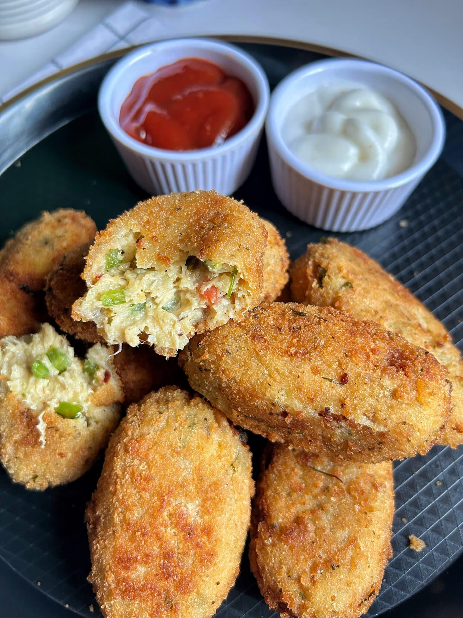 Chicken and Potato Croquettes